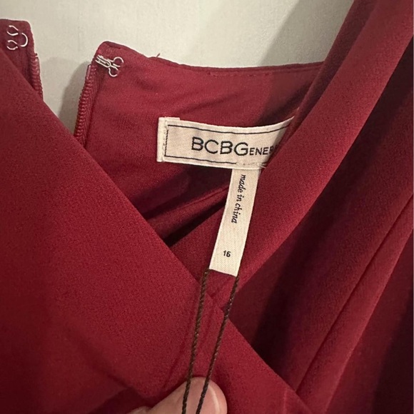 bcbg faux wrap dress size 16 - Picture 3 of 4